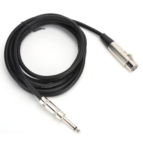 Câble microphone JORINDO XLR femelle vers jack TRS 6,35 mm (1/4 pouce) pour interconnexion de signal symétrique (1/5)