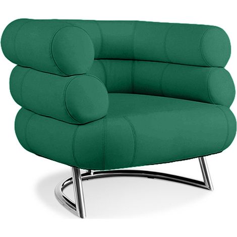 Designer-Sessel - Kunstlederbezug - Bivendun Aquamarin
