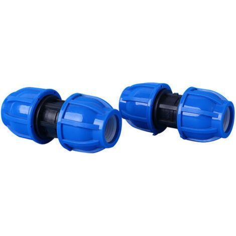 32-mm-PE-Rohrverbinder (gerade) – Kunststoff-Wasserrohrverbinder – Korrosionsbeständig – Reduziert Druckverlust – 2er-Pack (1/5)