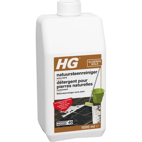 Détergent surpuissant pour pierres naturelles 1L – Élimine graisse et saleté – Adapté marbre, travertin, granito – Nettoyage efficace – HG