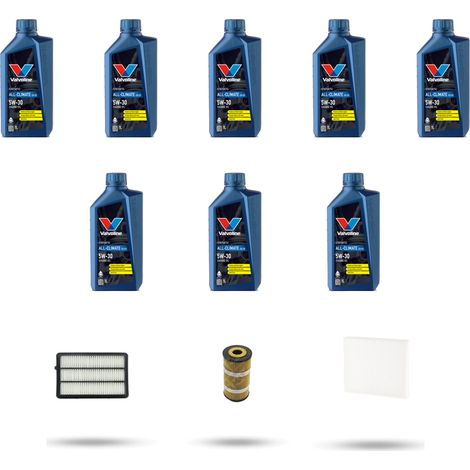 Kit tagliando 3 FILTRI e 8L OLIO compatibile con Renault Koleos II 2.0 Blue DCI 175 130kw dal 2016 (1/5)