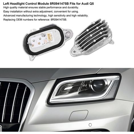 Steuermodul für linkes Scheinwerferlicht für Audi Q5 8R0941475B Hochleistungs-Ersatzteil (1/5)