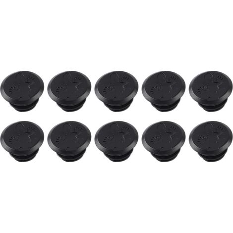 10 pièces en plastique vélo vélo guidon poignée embout bouchon accessoire de cyclisme (1/5)
