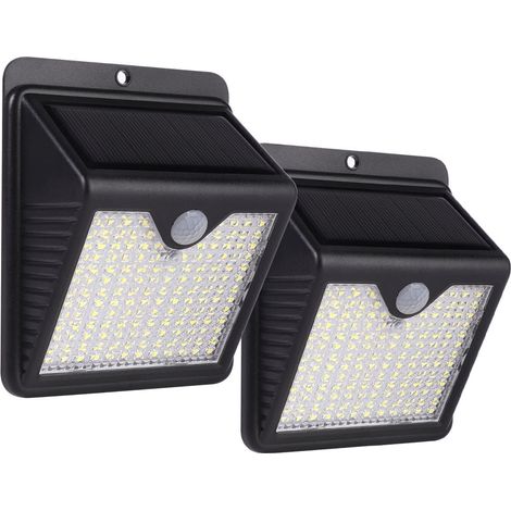 [Lot de 2 - 150 LED - Puissante - étanches]Feob Lampe Solaire Extérieur Détecteur de Mouvement Lumière Solaire éclairage Extérieur Sécurité sans Fil led Spot Extérieur Solaire par Jardin Decoration (1/5)