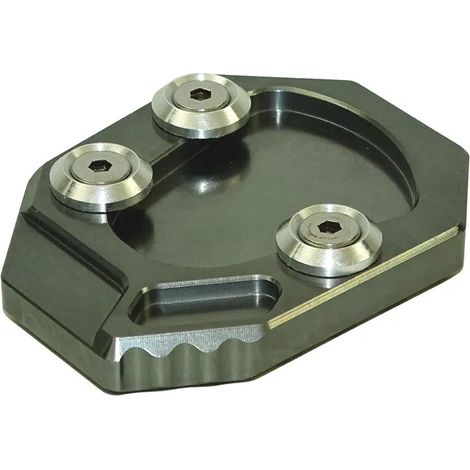 (Gris)waase Compatible avec Yamaha YZF R1 YZF-R1 2009 2010 2011 2012 2013 2014 Béquille latérale Extension de béquille Maxpower (1/4)