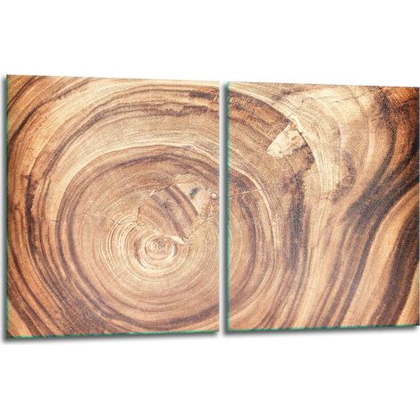 2 plaques de protection en verre pour poêle 40x52 bois (1/5)
