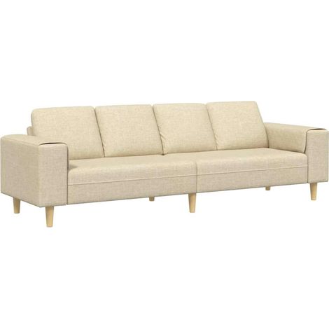 Ensemble de Canapé,Sofa pour Salon,Banquettes Crème tissu CFW466372 (1/5)