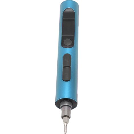 Mini tournevis électrique 32 en 1, kit de tournevis sans fil de précision pour la réparation d'appareils électroniques (RC, ordinateur portable, téléphone, etc.) - Bleu (1/5)