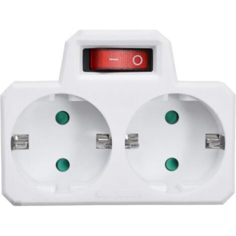 Prise double 440 V 16 A avec interrupteur - Adaptateur secteur standard UE avec interrupteur (1/4)