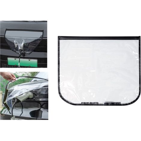 Funda impermeable para cargador, Funda impermeable para cargador, Para cargadores de vehículos eléctricos, Resistente agua, Transparente, 1 pieza (1/5)