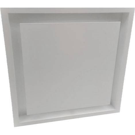 Grille d'air chaud Air'02 - 350 x 350 mm Blanc (1/2)