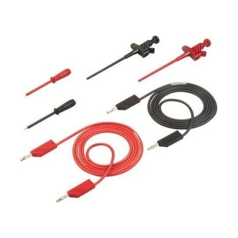 Hirschmann Test & Measurement PMS 4 CO KIT puntali Spina a banana 4 mm Spina a banana 4 mm 1.00 m Nero, Rosso 1 KIT (1/5)