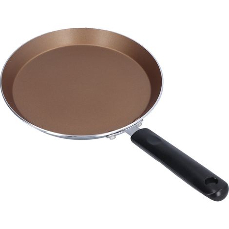 Poêle à crêpes à fond plat de 15 cm (6 pouces) en pierre médicale antiadhésive pour cuisine et plaque à induction (1/5)