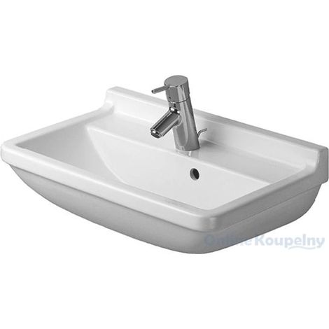 Duravit Starck 3 Compact 60cm, 1 trou pour robinet, 0301600000, (1/2)