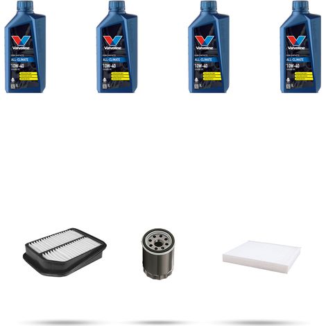 Kit tagliando 3 FILTRI e 4L OLIO compatibile con Suzuki Grand Vitara 1.6 78kw dal 2005 (1/5)