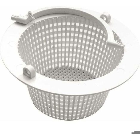 Panier skimmer piscine avec poignée, filtre de remplacement pour éliminer feuilles et débris végétaux (1/4)