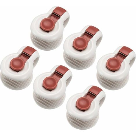 DEESSE SHOP - 6 pièces clips de housse de couette sans épingles attaches de couette antidérapantes garder le coin en place fixateur de couette anti-mouvement clips de housse de couette accessoires de (1/5)