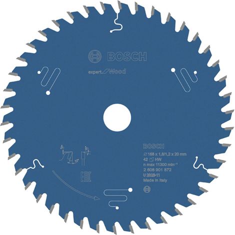BOSCH 168X20X1,8/1,2X42T DISCO DE SIERRA CIRCULAR EXPERT FOR WOOD