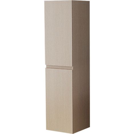 Badschrank Zug in Holzoptik-hell