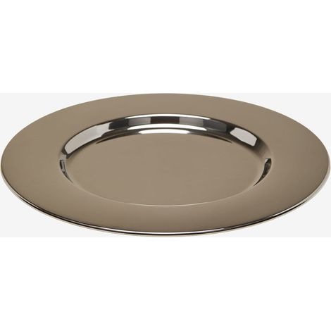 SKLUM Kirsh Tablett Ø30 cm aus Edelstahl Edelstahl (1/5)