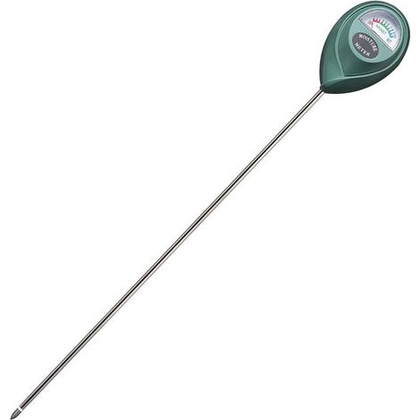 Medidor de humedad del suelo con sonda larga para jardinería y cuidado de las plantas. (1/5)