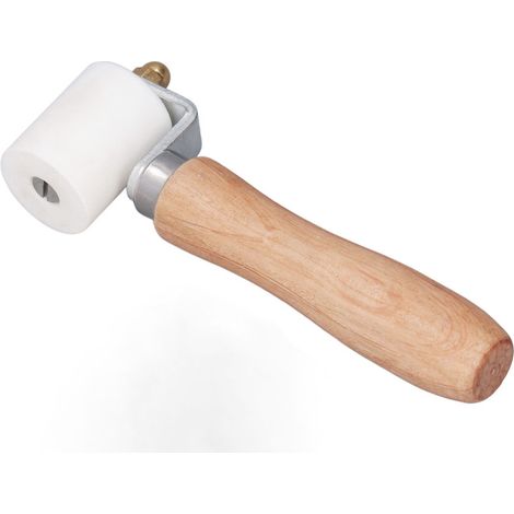 Rouleaux de pression ergonomiques en bois, résistants aux hautes températures, pour membrane d'étanchéité en PVC et film de bâche (1/5)