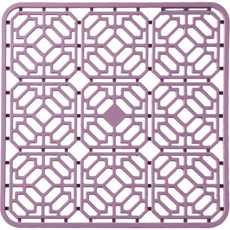 Tapis d'évier en silicone pour évier de cuisine Grille de protection pliable résistante à la chaleur Grille de séchage antidérapante pour fond d'évier en porcelaine en acier inoxydable de ferme (1/5)