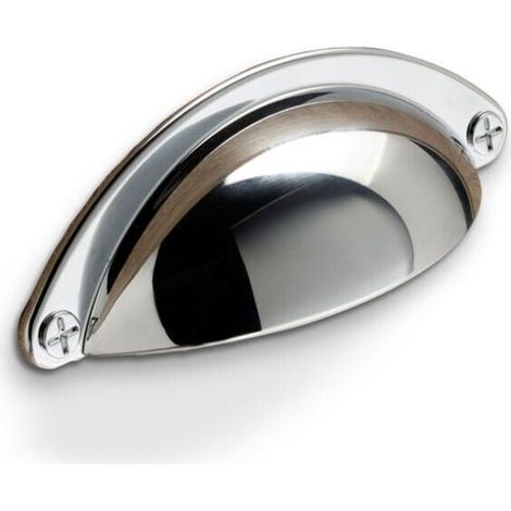 Maniglia a nicchia effetto cromato lucido 105x34x25mm - 098A Nicchia (1/2)
