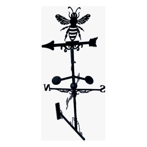 Girouette de toit style flèche modèle Abeille avec support universel (1/5)