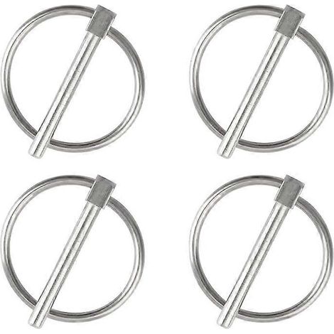 Sicherheitsstifte, 4er-Set, Durchmesser 4,5 mm, für Anhängerschlösser. (1/5)