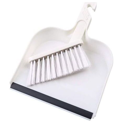 Tragbares kleines Besen- und Kehrschaufel-Set, Mini-Kehrschaufel-Bürsten-Besen-Set, Kehrschaufel mit Bürste, Reinigungswerkzeug für Zuhause, Büro und Tastatur. (1/5)