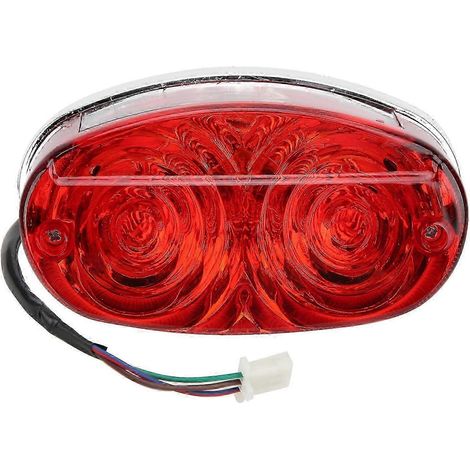 Feu stop arrière pour moto, compatible avec quads 50cc, 70cc, 90cc, 110cc, 150cc, 200cc et 250cc. (1/5)