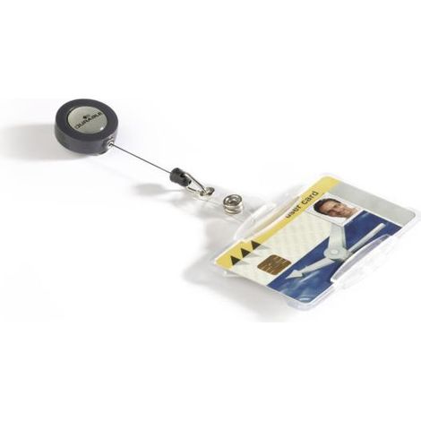 Identificador con cordon extensible durable uso vertical/horizontal 54x85 mm (pack de 10 uds.) (1/4)