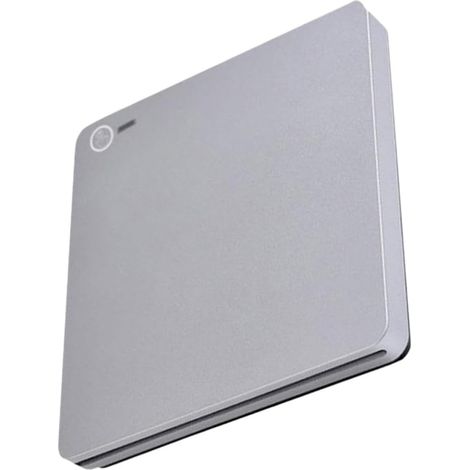 Graveur pour 3.0 Externe Multifonctionnel DVD USB Type-c et Argenté, Plastique, Transmission Rapide, Plug and Play Usage Domestique et Bureau (1/5)