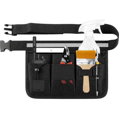 Ceinture Outils Sac de Taille pour Ceinture Jardinage Sacs Porte Multi Poches Ceinture Porte Réglable Imperméable Oxford Nettoyage (1/4)