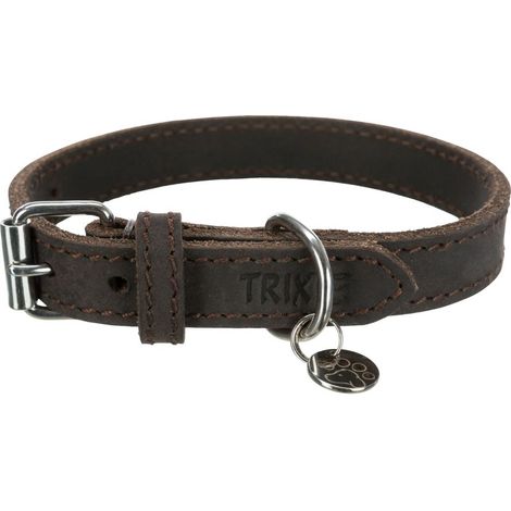 Collare per Cani Trixie Rustic Marrone scuro M 37-44 cm (1/5)