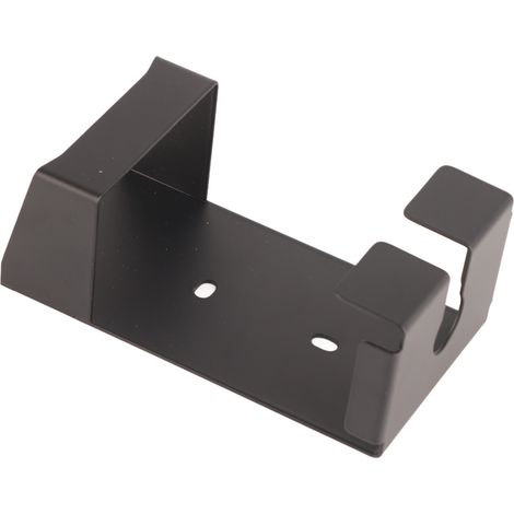 Porte-fer à friser en acier inoxydable, support mural métallique pour outils coiffants, étagère de salle de bain, rangement pour lisseur et fer à boucler, 1 pièce (1/5)