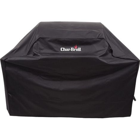 Housse de protection barbecue 140384 dimensions 132 x 58 x 110 cm pvc impermeable et resistant sangles laterales reglables char broil