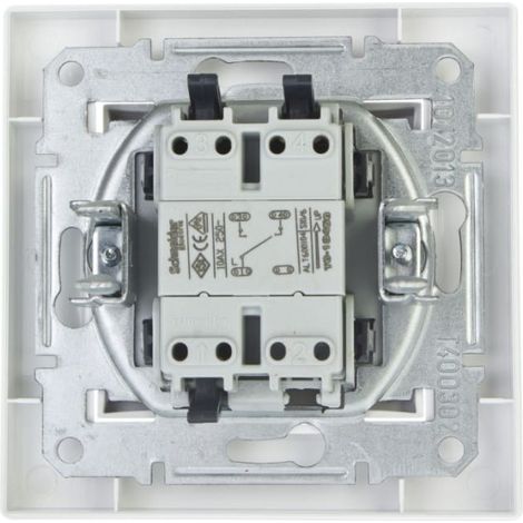Conector de escalera Asfora blanco con marco EPH0400121