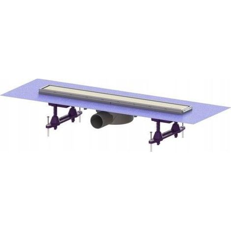 KESSEL-Canalina doccia Linearis Compact - L: 550 mm, DN 50, WaD, Copertura V2A, K 3, 45600.61M (1/2)