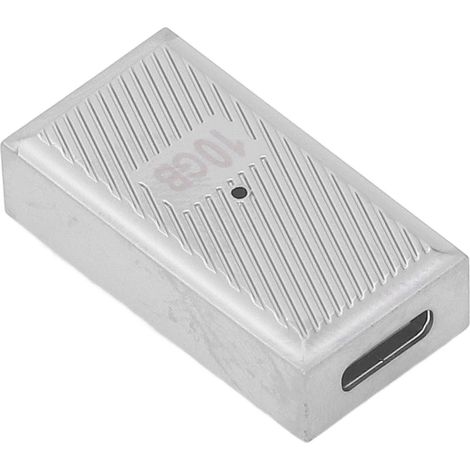 Adaptateur USB vers USB-C 10 Gbit/s 120 W 20 V 6 A, compatible avec de nombreux appareils. Adaptateur USB femelle vers USB-C femelle avec témoin lumineux pour le transfert de données et la charge. (1/5)