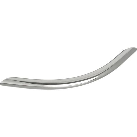 Poignée de tiroir en acier chromé poli Diamètre 10 mm Largeur 375 mm Trou entraxe 320 mm (1/2)