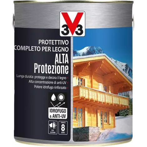 protettivo completo per legno alta protezione a solvente, colore castagno chiaro - 2,5 litri (1/5)