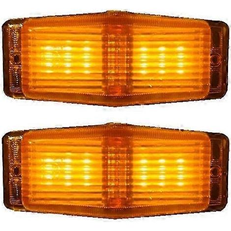 2 feux de position LED avant double brûleur pour camions Scania, Volvo, MAN et Benz. Grille B (1/5)