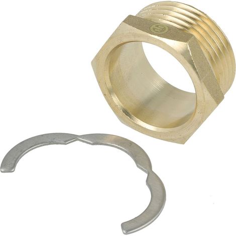 Raccord à visser 1’’ FM pour tuyaux ondulés en inox