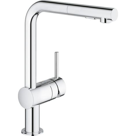 Grohe Miscelatore monocomando per lavello Grohe Minta, Cromo (30274000)