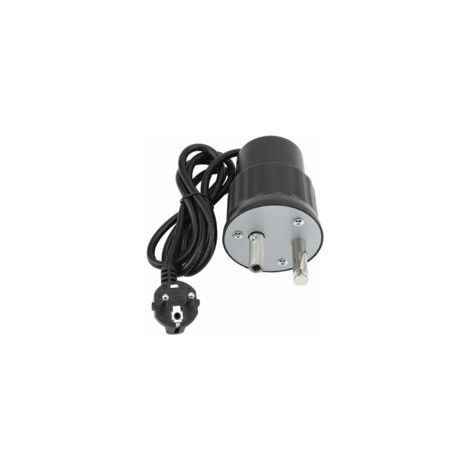 Fourche de barbecue à moteur rotatif, moteur électrique de Camping en aluminium, Kit de plateau tournant électrique, charge nominale 0-24kg - Crezuo