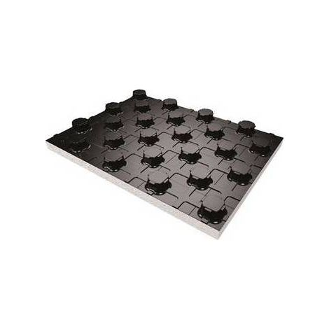 12 x PANNELLO ISOLANTE TERMOFORMATO IN POLISTIRENE NERO Misura: sp. 19mm  - 150kPa - 1.12mq