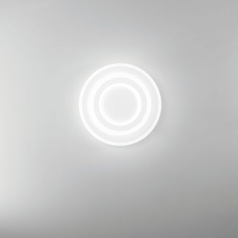 "Plafoniera LED LIFE in metallo e acrilico bianco con funzione CCT 40 cm." (1/3)