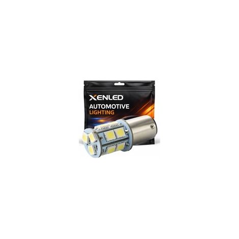 Ampoule 13 LED SMD - BA15S / P21W / 1156 / T25 - Blanc - 12v Lampe de voiture (1/5)